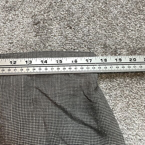 JP Collections Skirt Women 24 Black Gray Knee Length Rayon Made in Japan Vintage - Picture 8 of 10